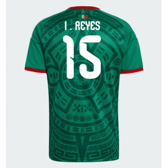 Billige Fotballdrakt Mexico Israel Reyes #15 Replika Hjemmedrakt VM 2026 Kortermet